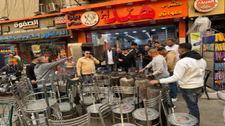 حملة مكبرة لإزالة الإشغالات وتشميع المنشآت المخالفة بشارع اللبيني بحي الهرم