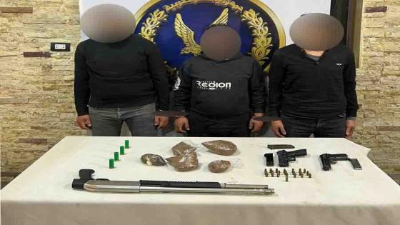 ضبط 3 عناصر جنائية بحوزتهم مواد مخدرة وأسلحة نارية فى السلام