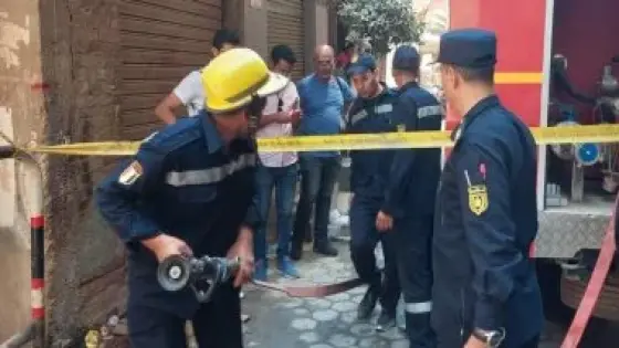 إخماد حريق سيارة أمام «جنة مول» بمدينة السادات دون إصابات