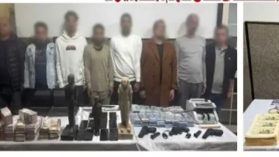 ضبط عصابة تنتحل صفة تجار آثار وعملات داخل فيلا بالشيخ زايد