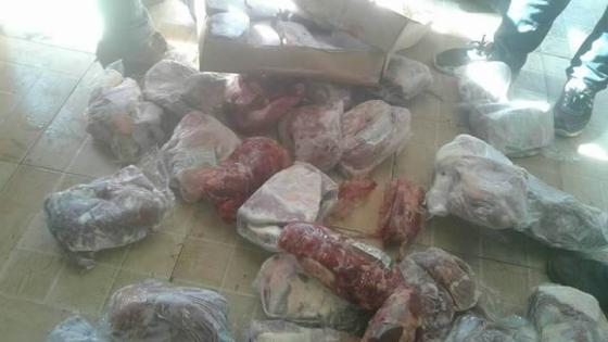 امن المنوفيه يواصل حملاته ويظبط كميات كبيره من اللحوم والدواجن الغير صالحه