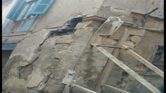 انهيار جزئي لمنزل في روض الفرج دون إصابات