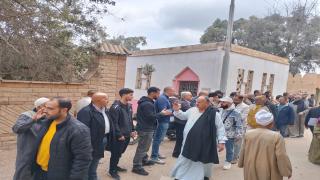 تشييع جنازة نجل نائب رئيس الجمهورية الأسبق في بنها |صور