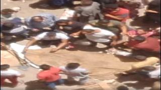 حادث دهس بالطريق الابيض