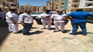 إيقاف وإزالة عدة مخالفات بناء بمدن 6 أكتوبر والشروق والشيخ زايد وبني سويف الجديدة