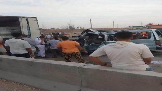 مصرع شخصين وإصابة 16 آخرين في حوادث متفرقة بالطريق الصحراوي والمنيا