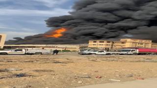 ارتفاع عدد مصابي حريق مصنع العاشر من رمضان لـ 16 شخصا