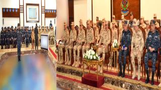 رئيس أركان القوات المسلحة يشهد المرحلة الرئيسية لتنفيذ مشروع مراكز القيادة التعبوي للأسطول الشمالي بالقوات البحرية