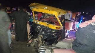 إصابة 5 أشخاص في حادث تصادم بسمالوط