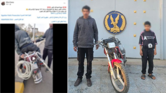 القبض على شخص ونجله بعد سحل كلب بدراجة نارية في القليوبية