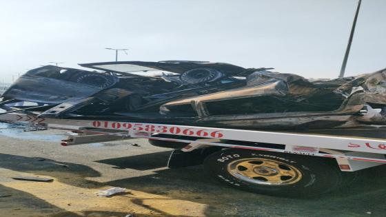 مصرع شخص وإصابة 15 آخرين في تصادم مروع أعلى دائري المنيب