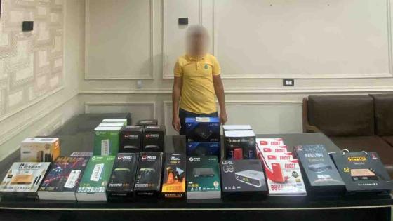 ضبط محل لبيع أجهزة “ريسيفر” لفك شفرات القنوات المشفرة بالشرقية بالمخالفة للقانون