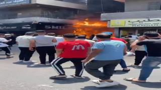 السيطرة على حريق داخل محل حلواني شهير بإمبابة دون إصابات