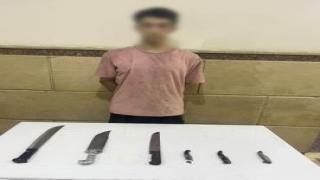 ضبط صاحب صفحة على مواقع التواصل يروّج لبيع أسلحة بيضاء بالإسماعيلية