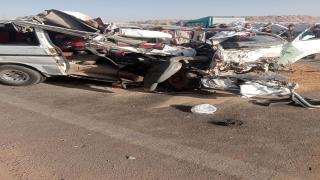 مصرع 4 وإصابة 19 في 3 حوادث مأساوية بالأوسطي والفيوم الصحراوي