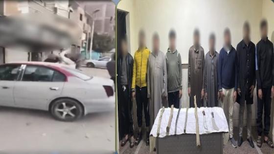 ضبط 9 أشخاص في بني سويف بعد مشاجرة استخدمت الأسلحة البيضاء