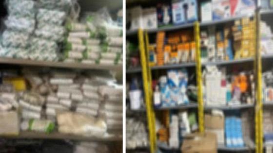ضبط مليون قطعة مستلزمات طبية غير مطابقة في مخزن بالسيدة زينب