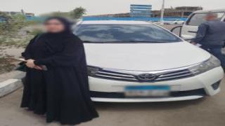 ضبط سيدة بالقاهرة لطمس لوحات سيارة والتلاعب بأرقامها