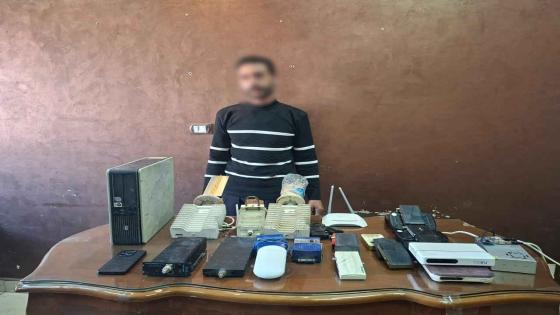 ضبط شبكة بث تلفزيوني غير مرخصة بالغربية ومصادرة أجهزة فك الشفرات