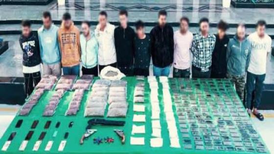 ضربات أمنية موسعة تسفر عن مصرع عنصرين شديدي الخطورة وضبط طن مخدرات و107 سلاح ناري