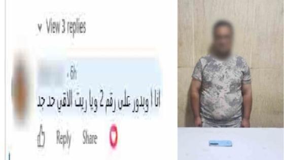 ضبط أحد الأشخاص لإدارته صفحة على مواقع التواصل للترويج لأعمال منافية للآداب بالجيزة
