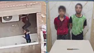 ضبط شخصين حاولا سرقة وحدة تكييف من منزل بالغربية بعد تداول فيديو الواقعة