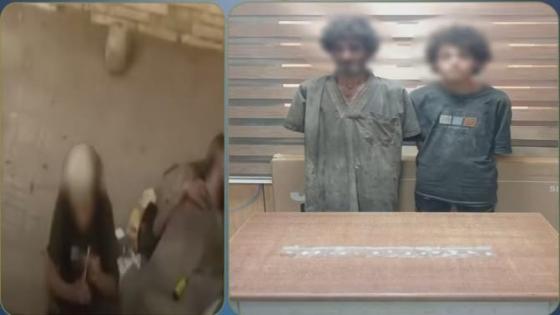ضبط شخصين ظهرا في فيديو أثناء تعاطيهما المخدرات بالجيزة