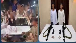 “رقصة بالأسلحة” في حفل زفاف تنتهي بضبط شخصين وبندقيتين آليتين بقنا