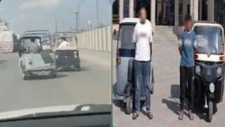«استعراضات» بالتوك توك تنتهي بالضبط.. الأمن يكشف ملابسات فيديو القيادة برعونة في الغربية