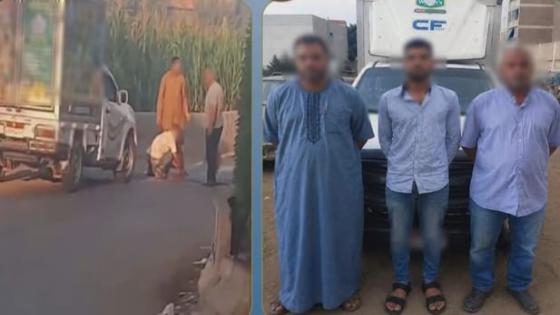 ضبط قائد سيارة نقل ومرافقيه بعد إتلاف مطب شوكي بالمنوفية للسير عكس الاتجاه