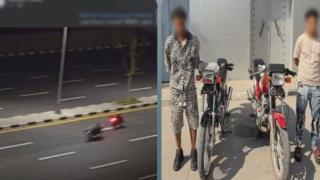ضبط قائدي دراجتين ناريتين بعد حركات استعراضية بمدينة نصر