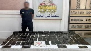 ضبط 3 عناصر إجرامية بحوزتهم 350 طربة حشيش و20 ألف قرص بـ 5 ملايين جنيه