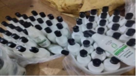ضبط مصنع لإنتاج مستحضرات تجميل مغشوشة بالإسكندرية