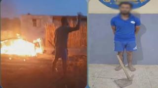 ضبط نجار أشعل النيران في أثاث منزل بالجيزة بسبب خلافات مع والده