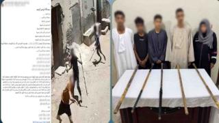 ضبط 5 متهمين بممارسة البلطجة والتعدي على أسرة وإتلاف كاميرات مراقبة بالقوصية