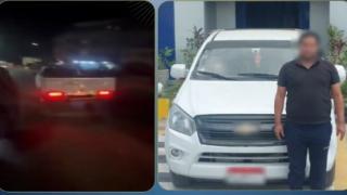 ضبط قائد سيارة ربع نقل بعد ظهوره في فيديو يسير عكس الاتجاه بالشرقية