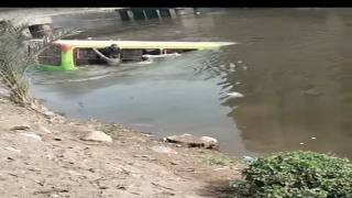 تفاصيل جديدة في واقعة سقوط أتوبيس ركاب في ترعة الشرقاوية بشبرا الخيمة