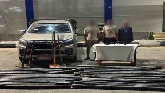 ضبط 3 أشخاص أثناء محاولة سرقة كابلات نحاسية بالمنوفية