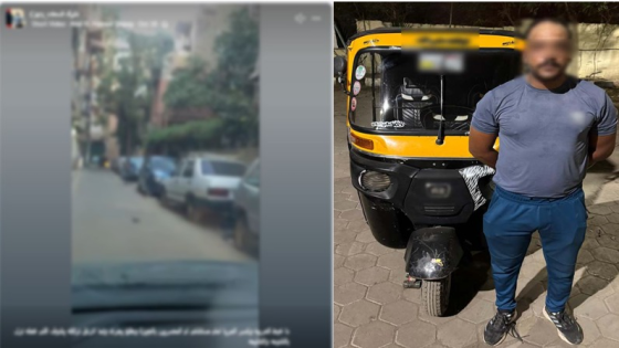 هدده بعصا خشبية.. ضبط سائق توك توك اصطدم بسيارة شخص وتعدى عليه بالسب بالجيزة