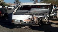 إصابة 11 شخصًا في حادث تصادم بين سيارة وجرار زراعي بالمنوفية