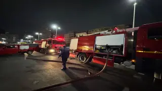 إصابة 9 أشخاص باختناق في حريق محل أدوات منزلية بدمنهور