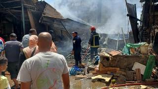 السيطرة على حريق نشب داخل سوبر ماركت فى الدقى